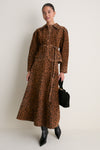 Soho Leopard Camel Ida Skirt