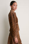Soho Leopard Camel Murphey Jacket