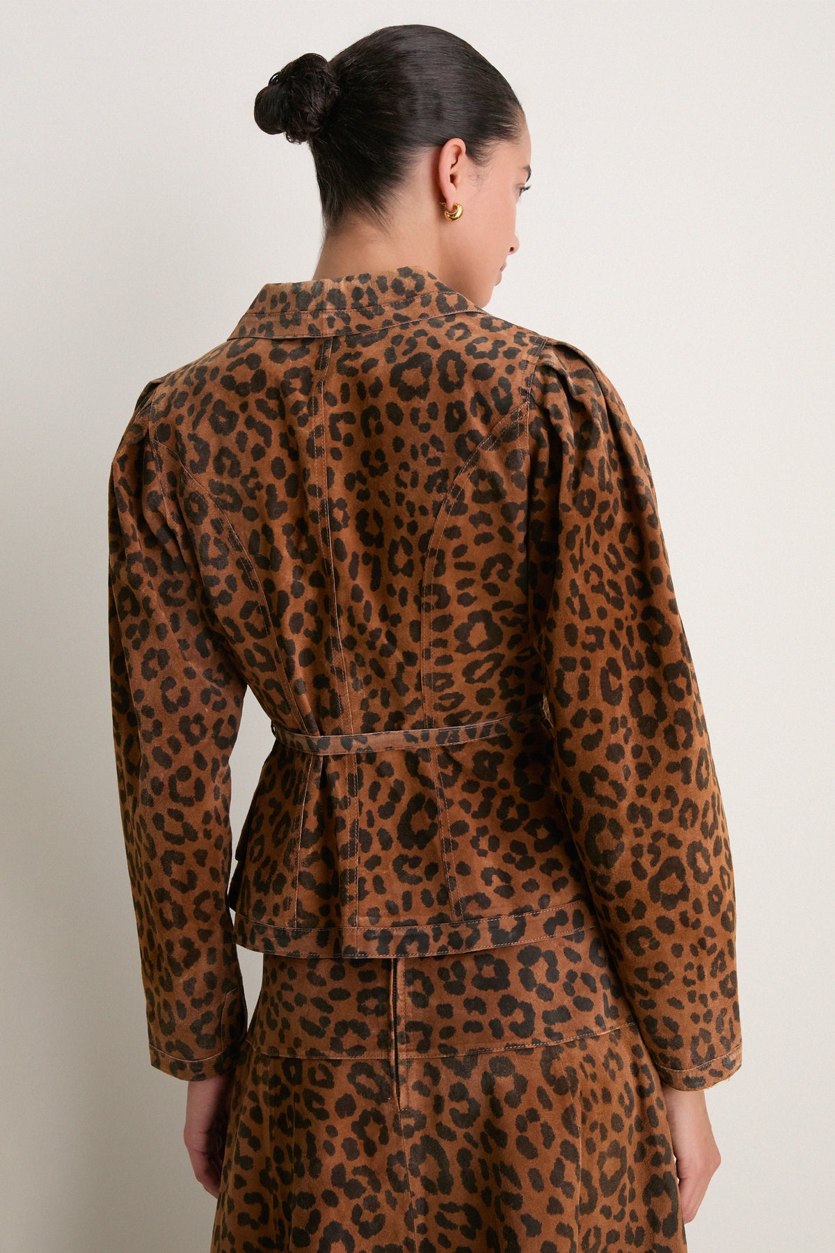 Soho Leopard Camel Murphey Jacket