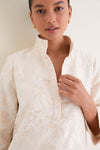 Ivory Gardens Jacquard Megan Dress