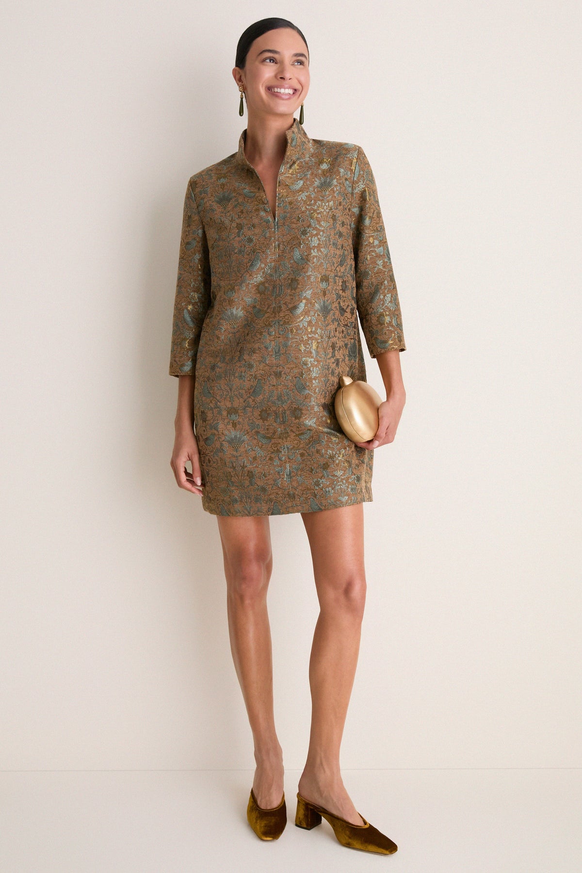 Oak Room Chenille Jacquard Clifton Dress