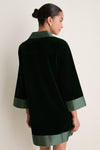 Sycamore Velvet Collier Dress