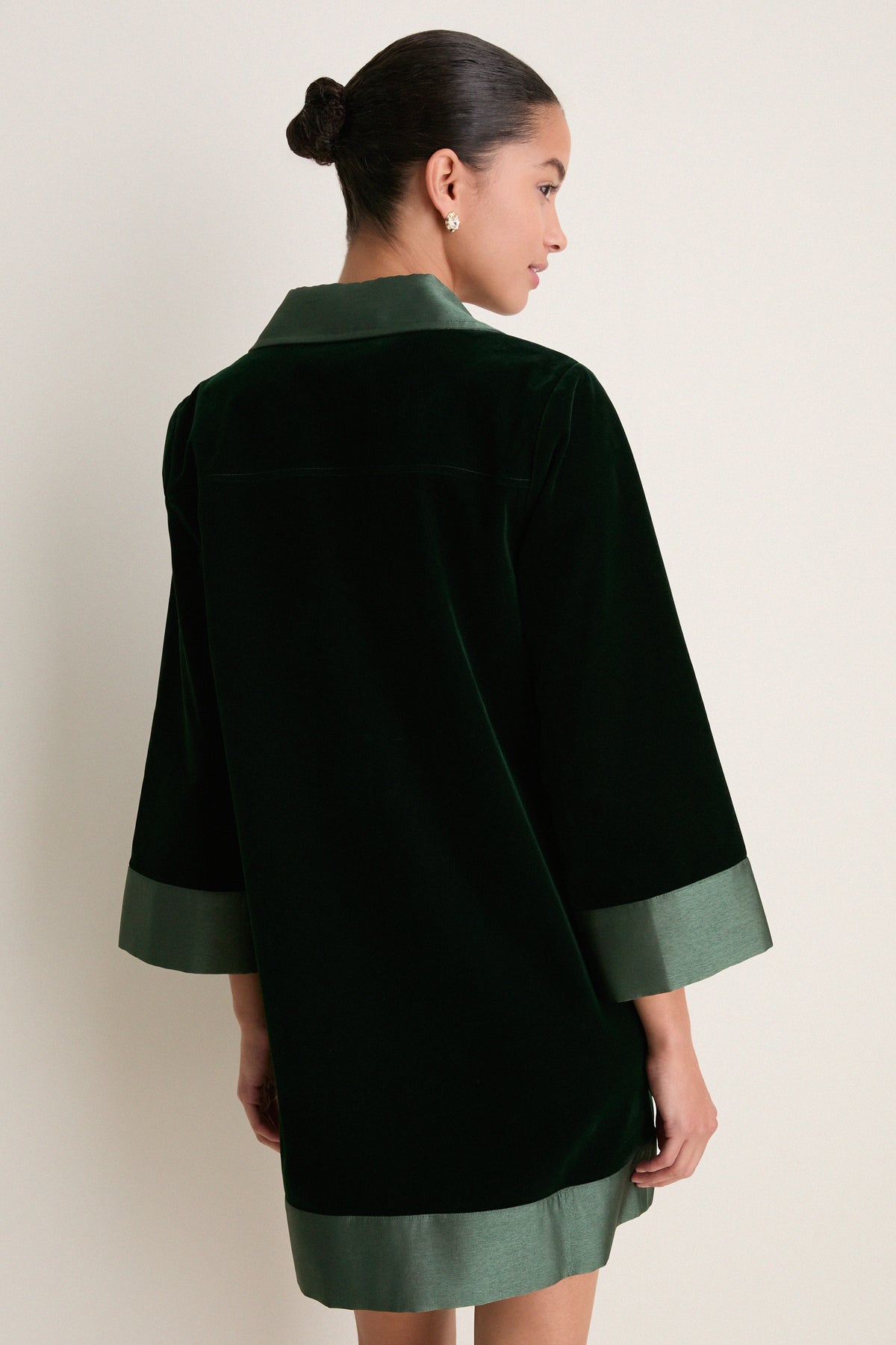 Sycamore Velvet Collier Dress