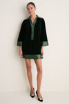Sycamore Velvet Collier Dress