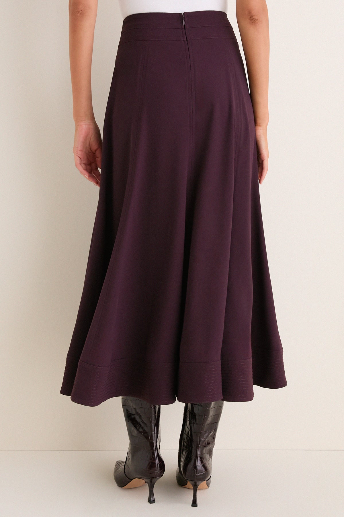Fudge Crepe Brynn Skirt
