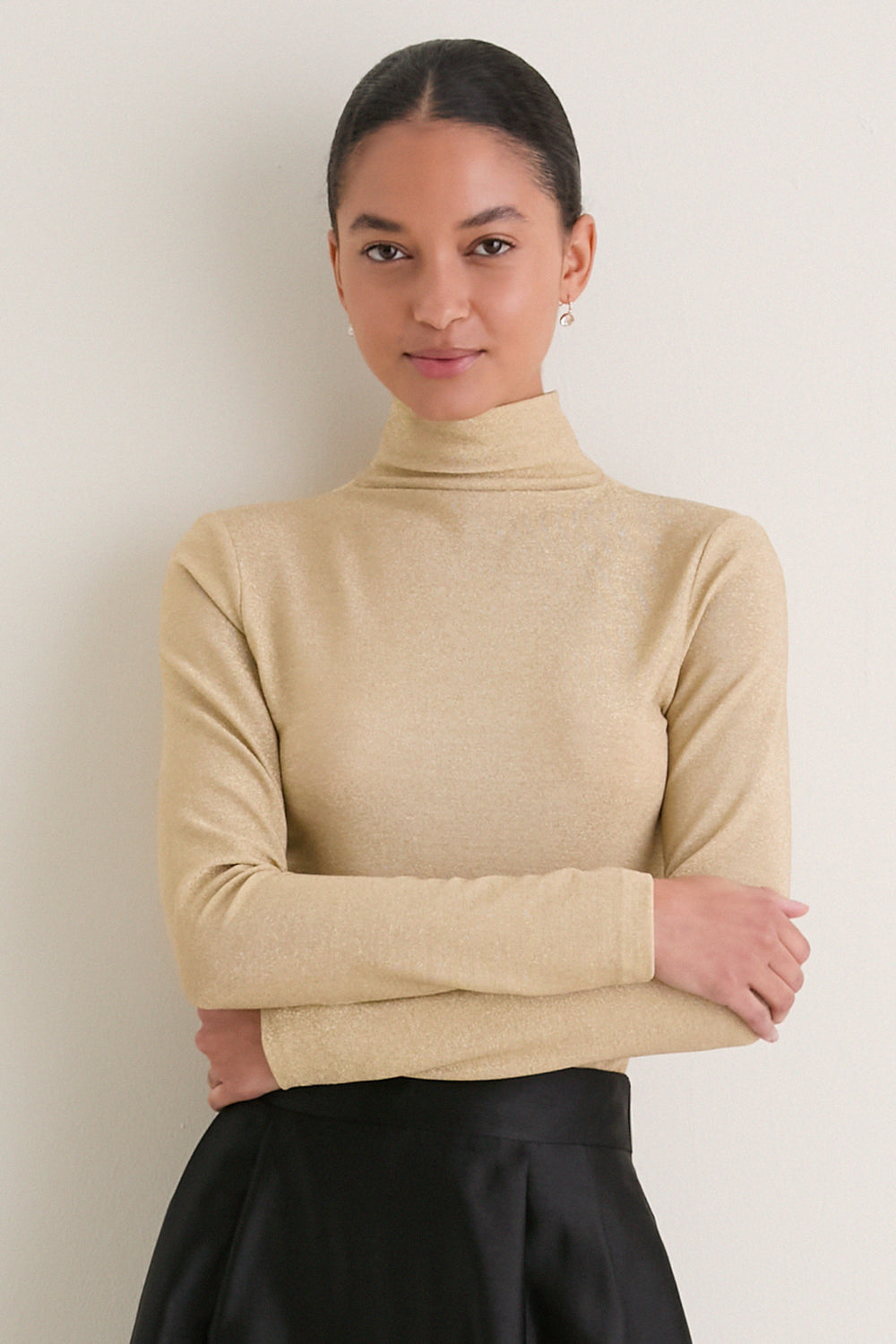 Champagne Sparkle Ellory Turtleneck