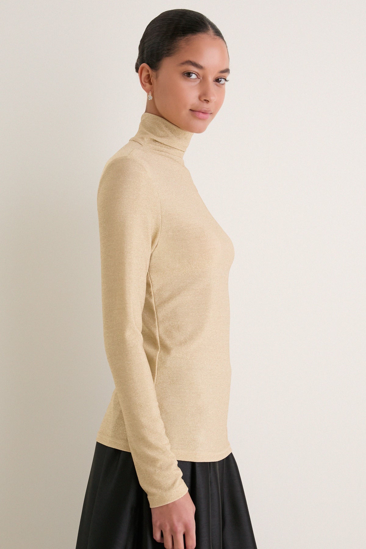 Champagne Sparkle Ellory Turtleneck