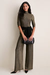 Gold Metallic Ellory Turtleneck