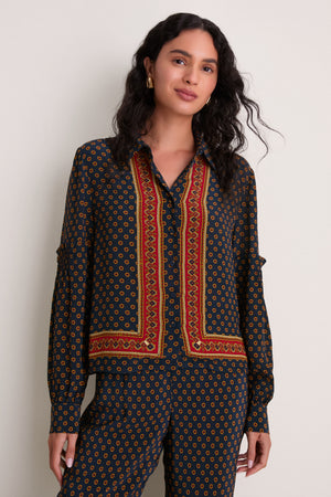 Midnight Crest Miles Blouse