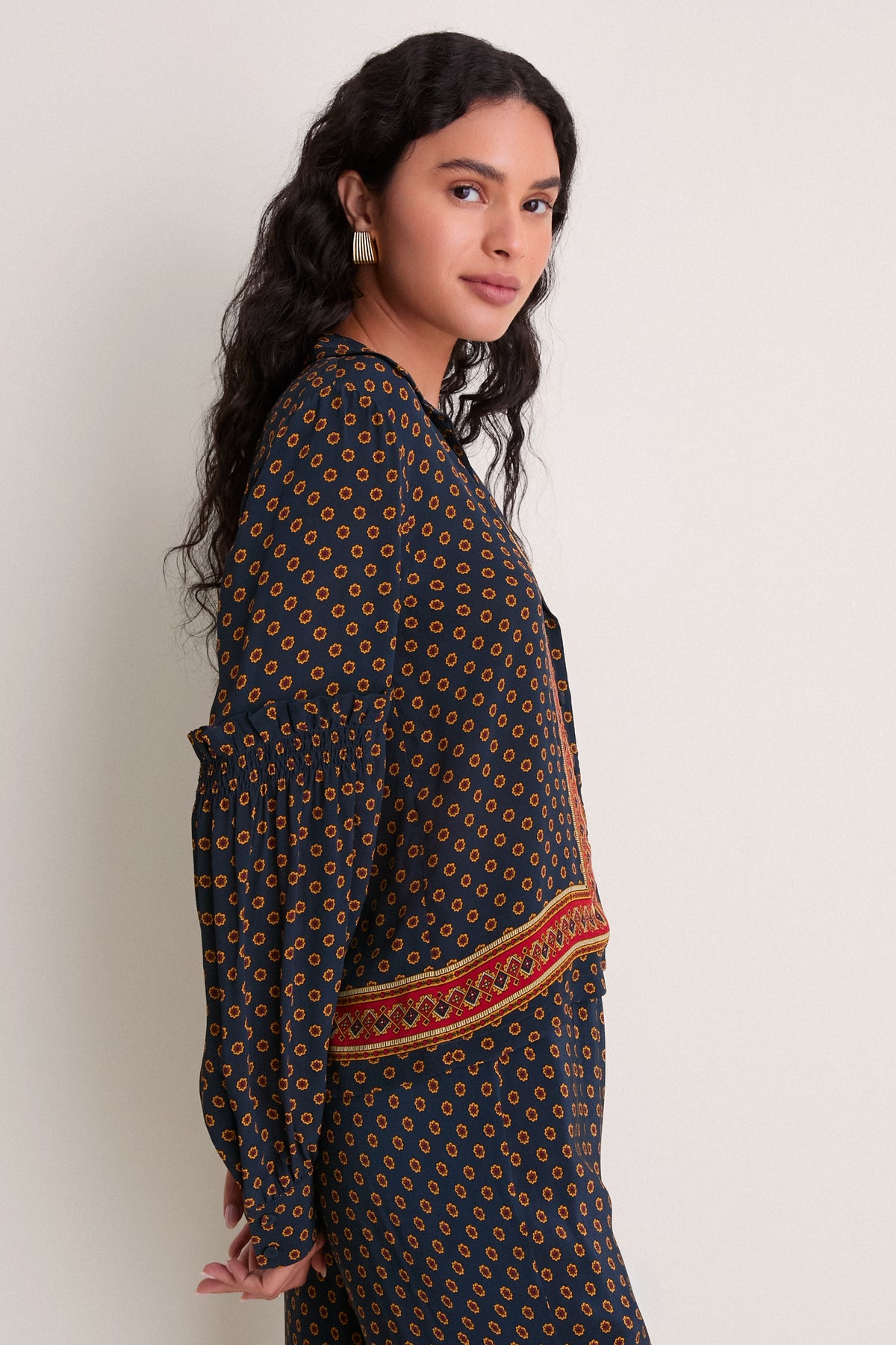 Midnight Crest Miles Blouse