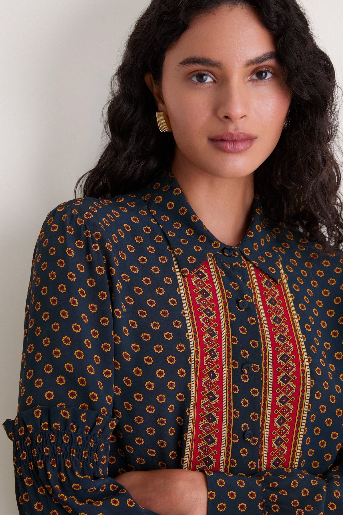 Midnight Crest Miles Blouse