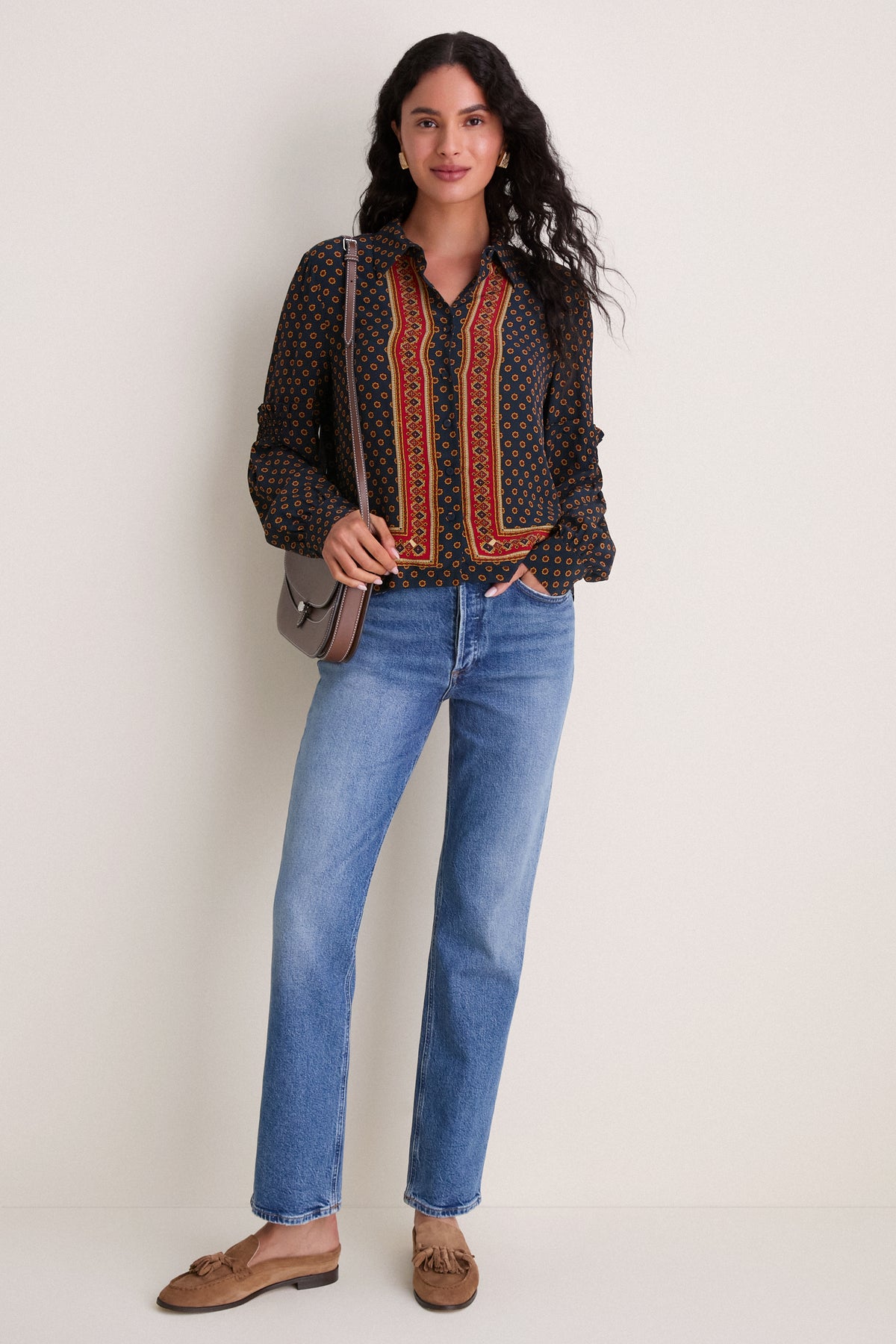 Midnight Crest Miles Blouse