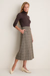 Chocolate Torte Modal Cashmere Everett Turtleneck