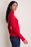 Apple Red Modal Cashmere Everett Turtleneck