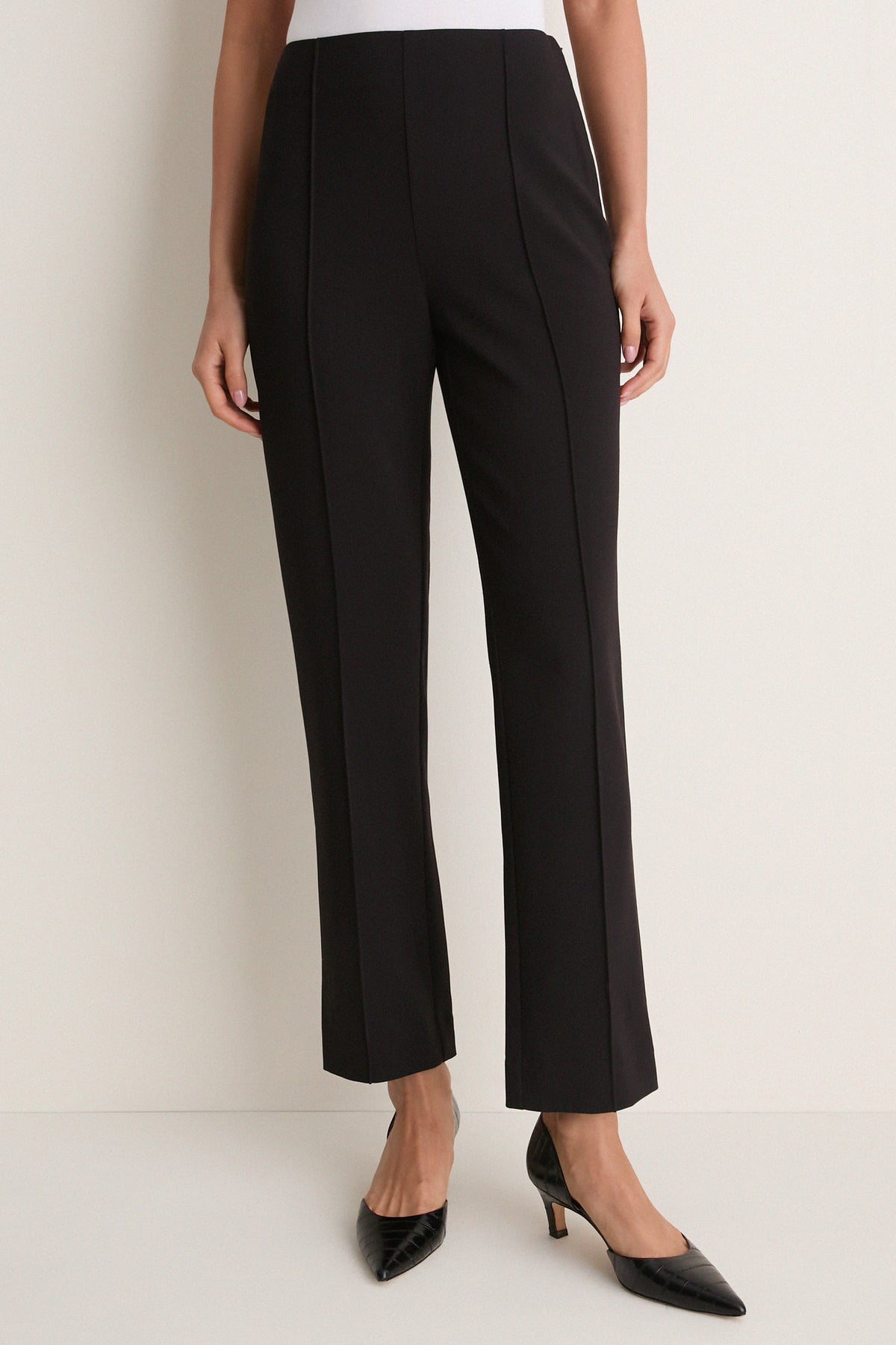 Noir Stretch Frances Slim Pants