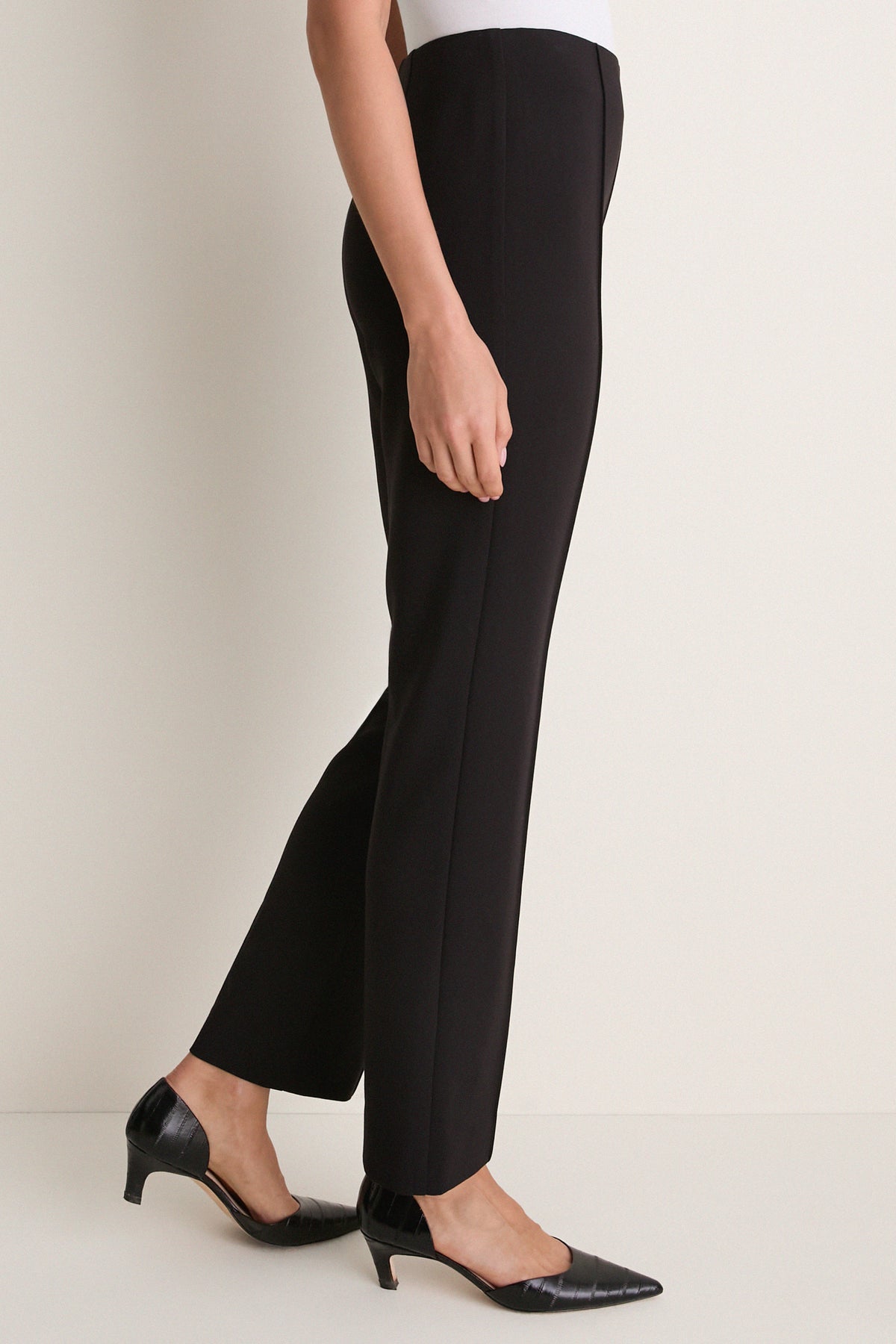 Noir Stretch Frances Slim Pants