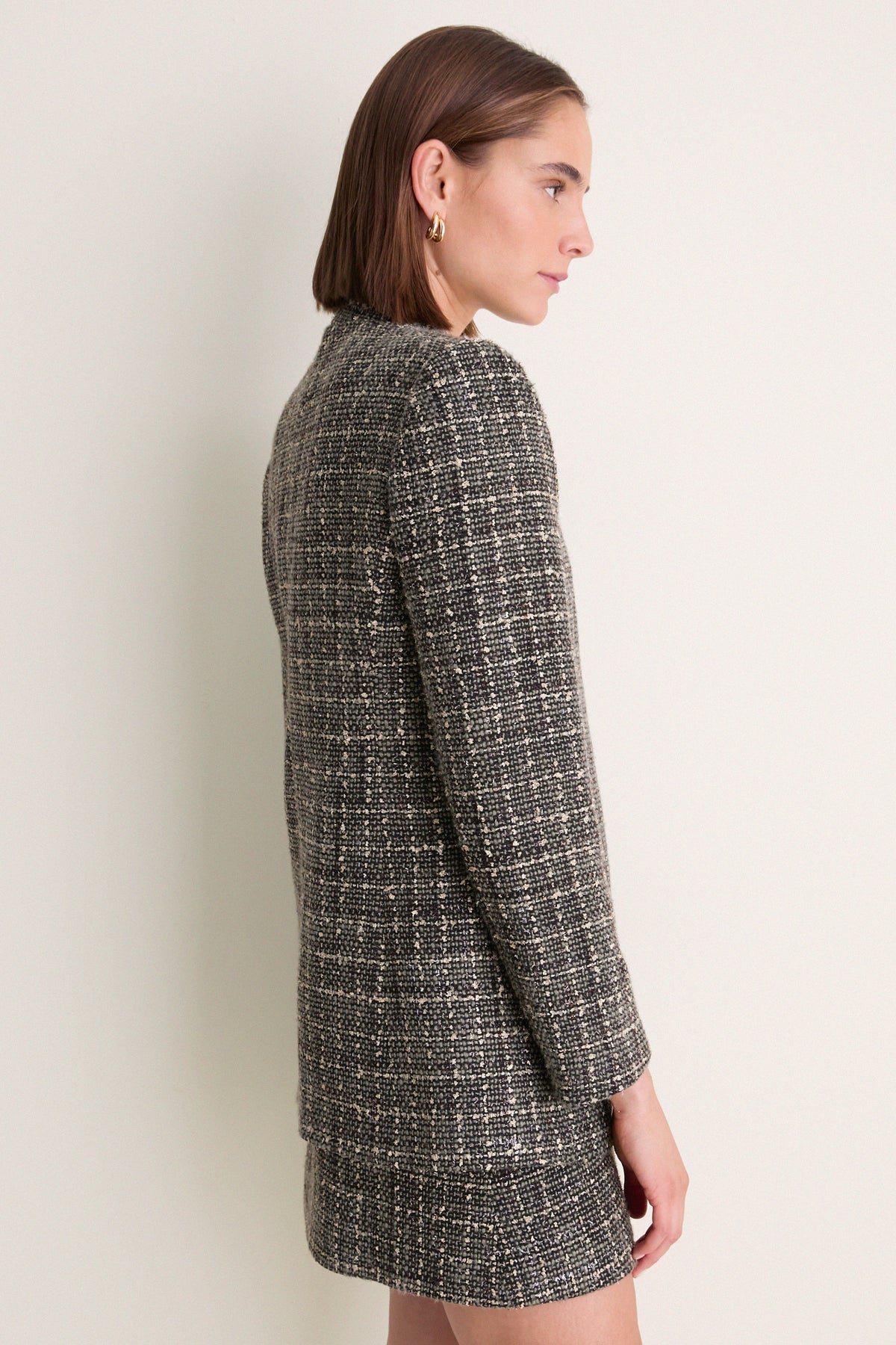 Metallic Tweed Pendleton Blazer