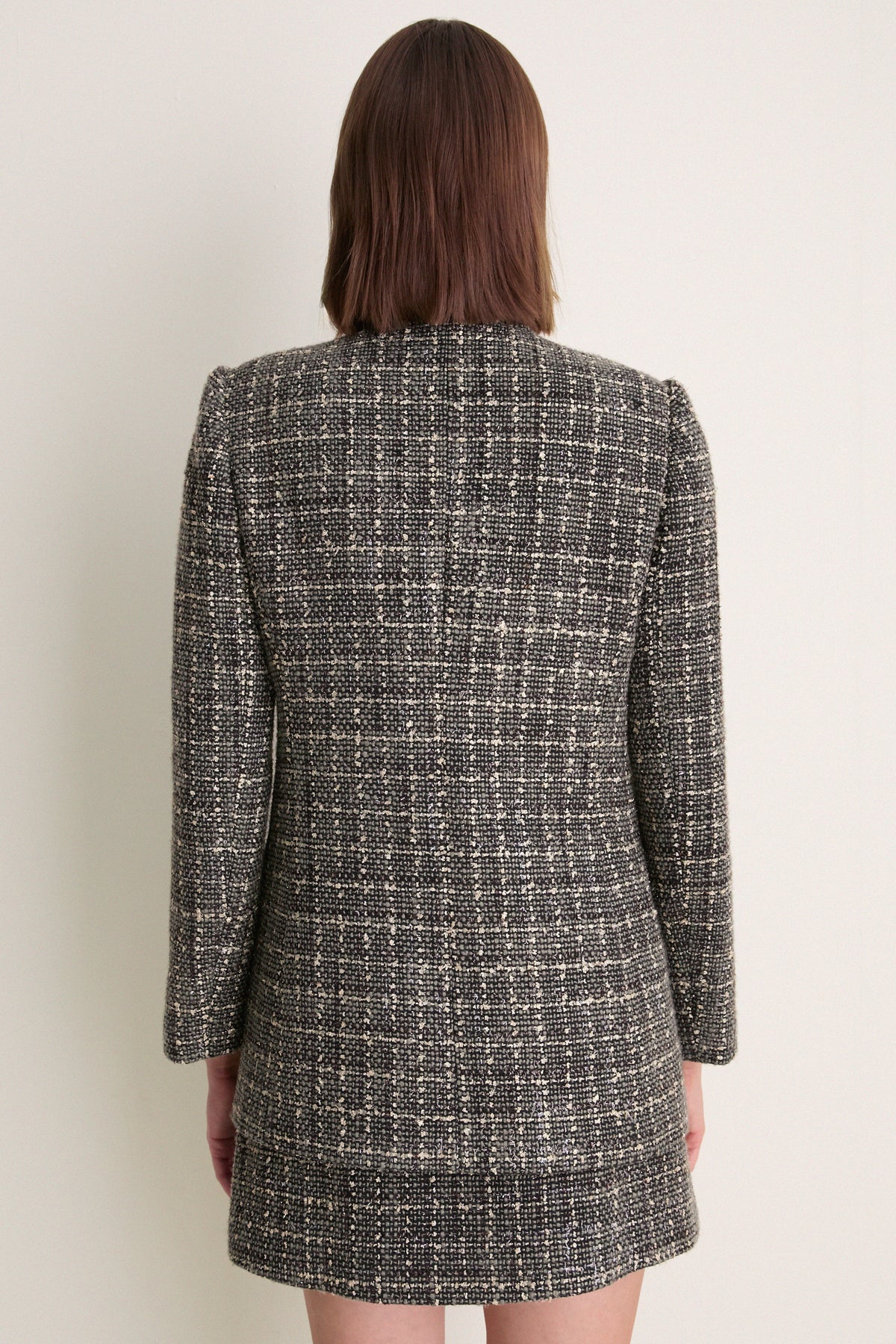 Metallic Tweed Pendleton Blazer