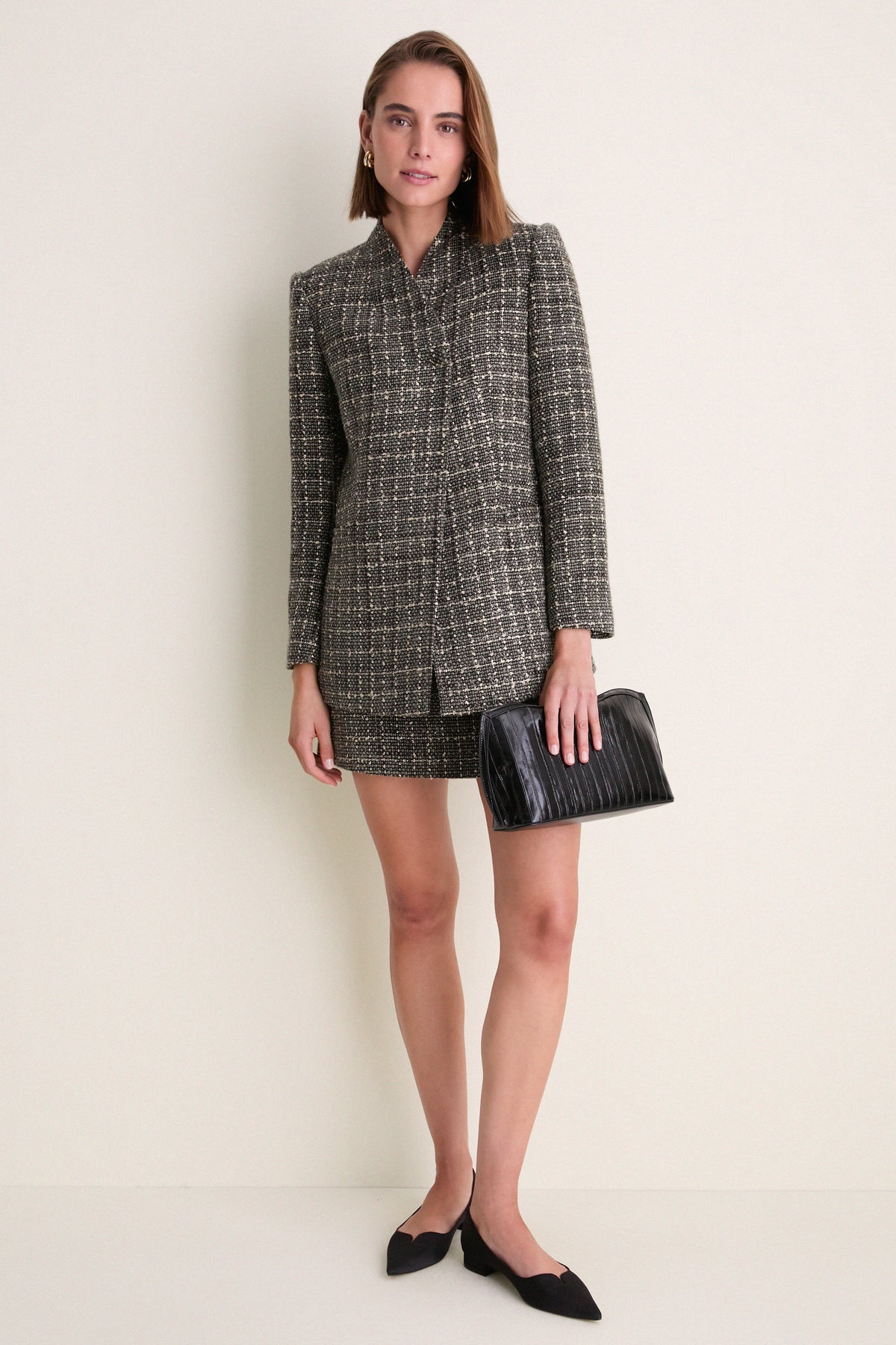 Metallic Tweed Pendleton Blazer