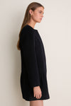 Navy Wool Petra Coat Dress