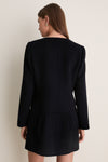 Navy Wool Petra Coat Dress