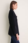 Navy Wool Structured Safford Blazer