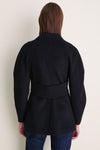 Navy Wool Structured Safford Blazer