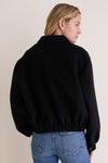 Navy Wool Joey Bomber Jacket