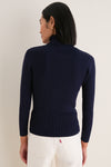 Navy Arlo Ribbed Turtleneck