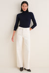 Navy Arlo Ribbed Turtleneck