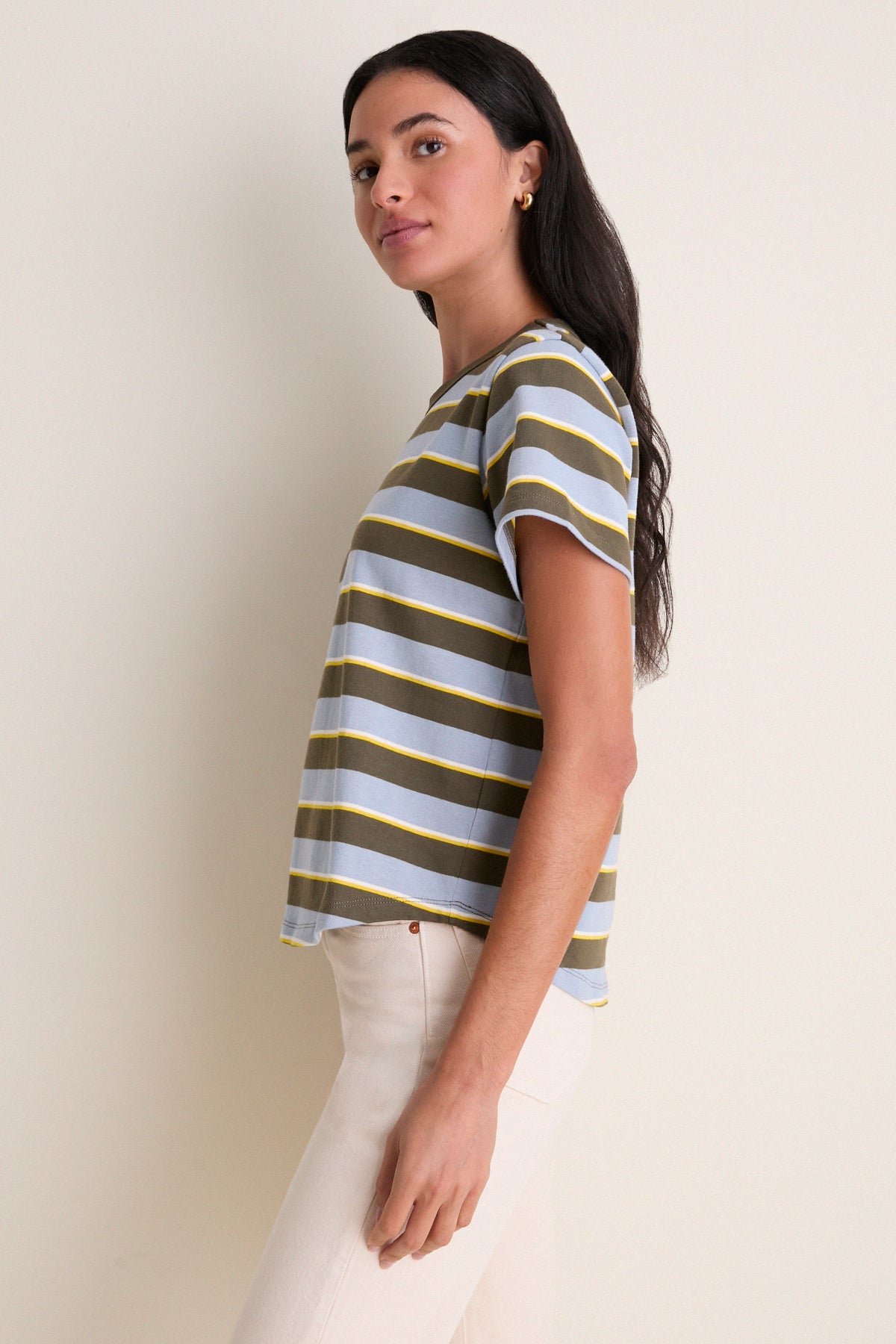 Bluebook Stripe Parker Classic Tee