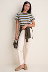 Bluebook Stripe Parker Classic Tee
