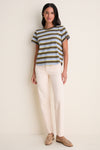 Bluebook Stripe Parker Classic Tee