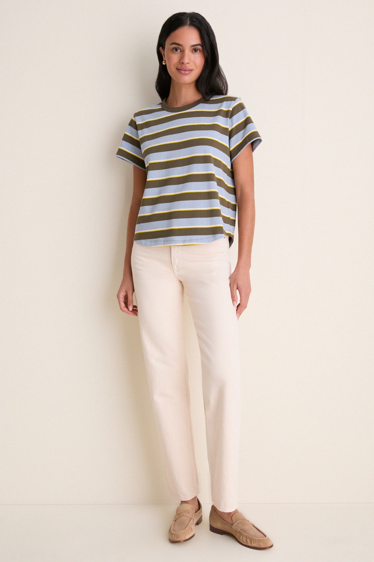 Bluebook Stripe Parker Classic Tee