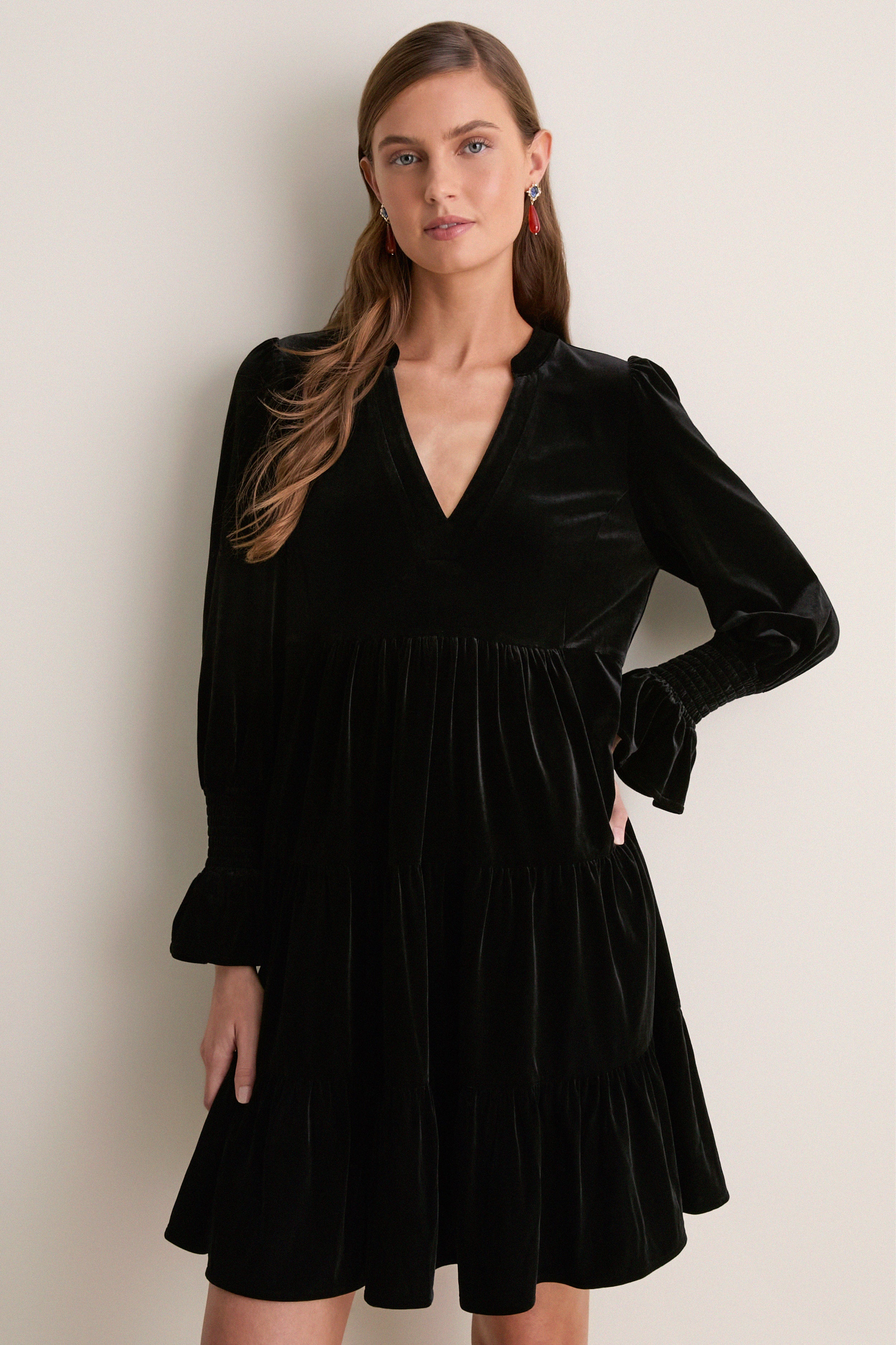 Noir Velvet Kenzo Dress | Pomander Place | Tuckernuck