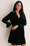 Green Velvet Kenzo Dress