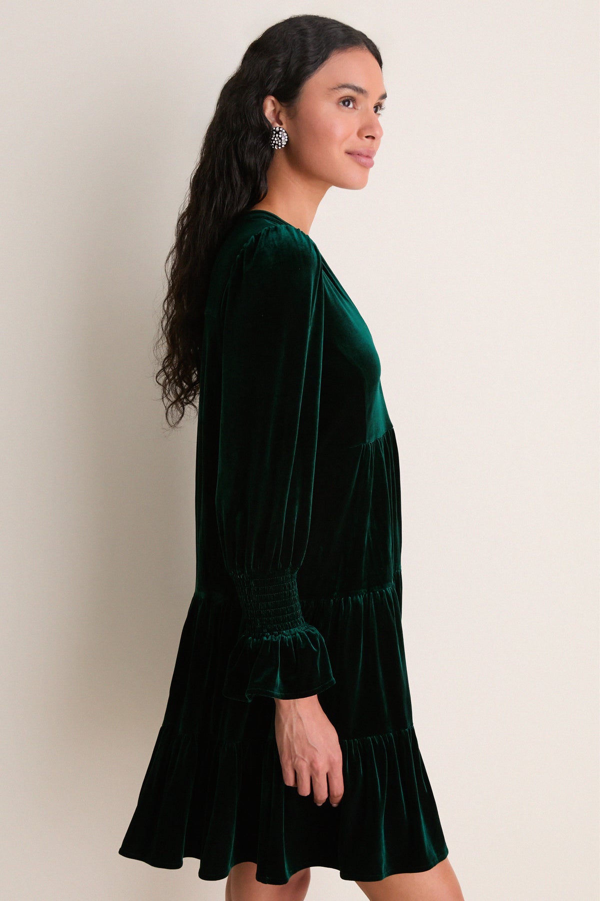 Green Velvet Kenzo Dress