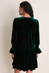 Green Velvet Kenzo Dress