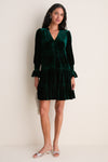 Green Velvet Kenzo Dress