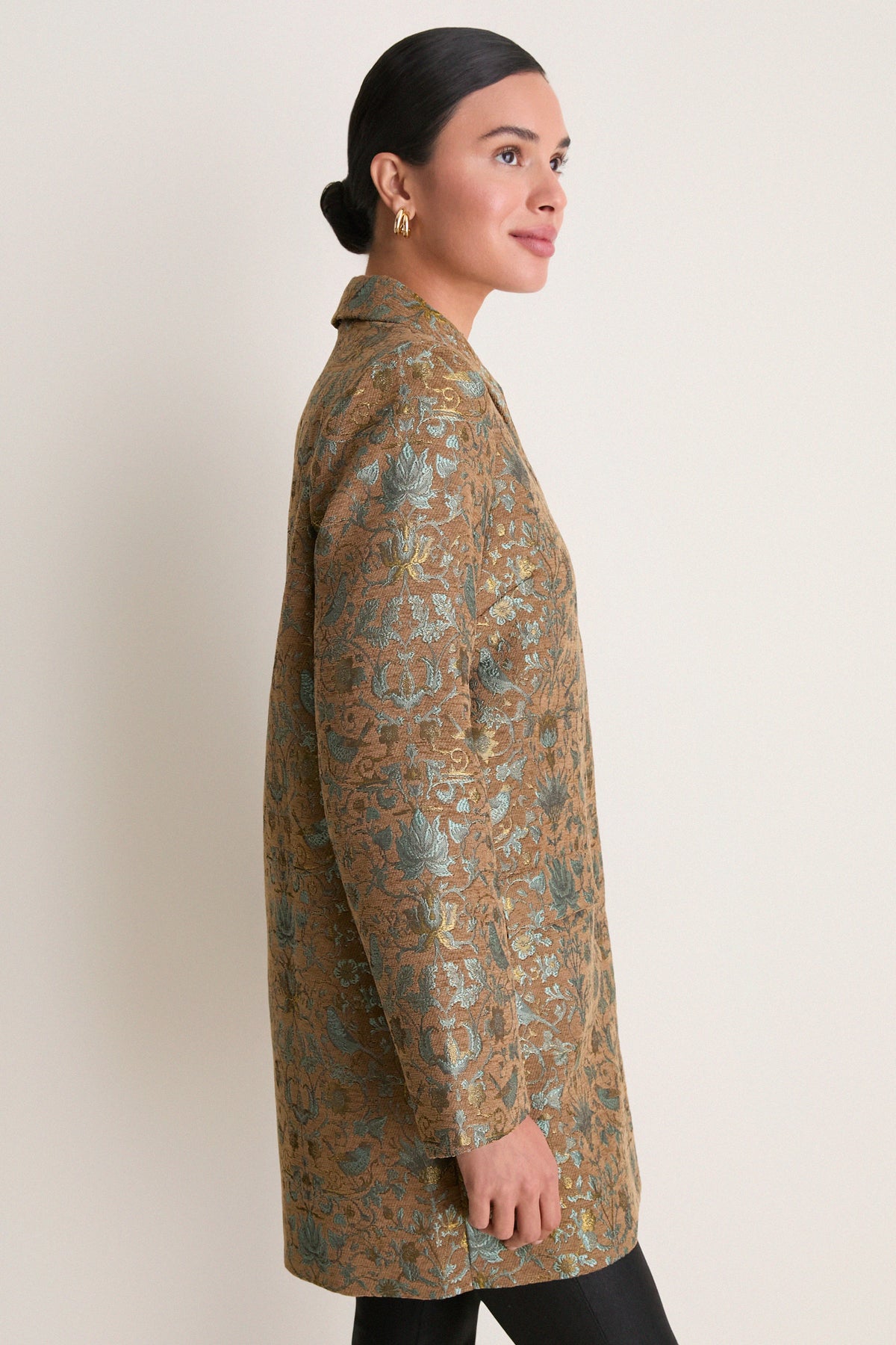 Oak Room Chenille Jacquard Gardner Car Coat