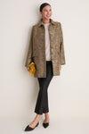 Oak Room Chenille Jacquard Gardner Car Coat