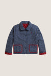 Girls Quilted Poplin Floral Jacket
