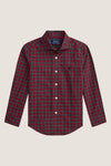 Little Boys Long-Sleeve Poplin Collared Sport Shirt