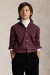 Boys Long-Sleeve Poplin Collared Sport Shirt
