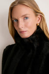 Brown Fur Carmine Coat
