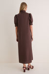 Chocolate Brown Louisa Maxi Dress