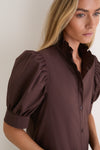 Chocolate Brown Louisa Maxi Dress