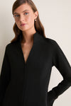Black Crepe Bessette Maxi Dress