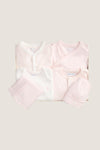 Pink Cotton Interlock Stripe Gift Box Set