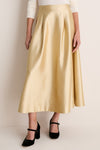 Gold Dupioni Kendall Skirt